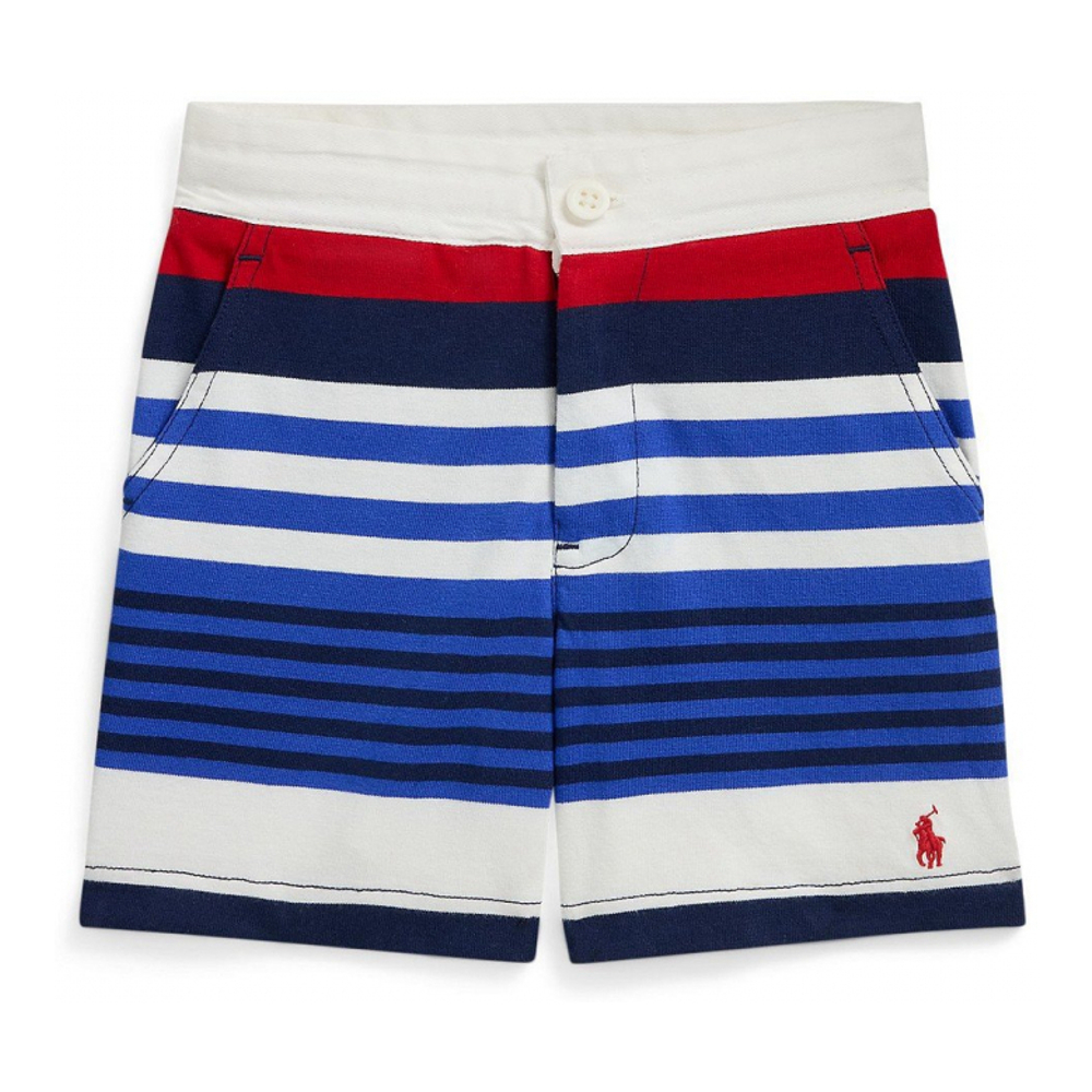 'Striped Cotton Hooded Rugby Shirt' pour Enfant et petit garçon