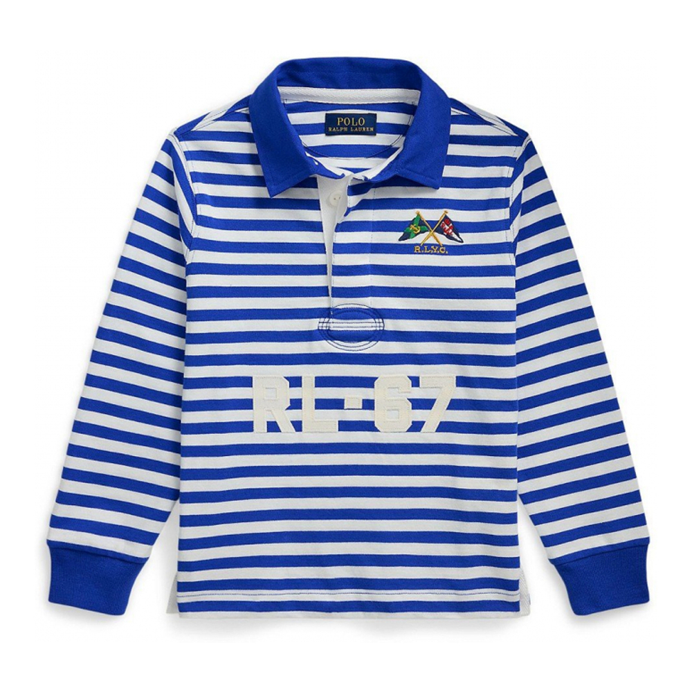 'Nautical-Print Fleece Sweatshirt' pour Enfant et petit garçon