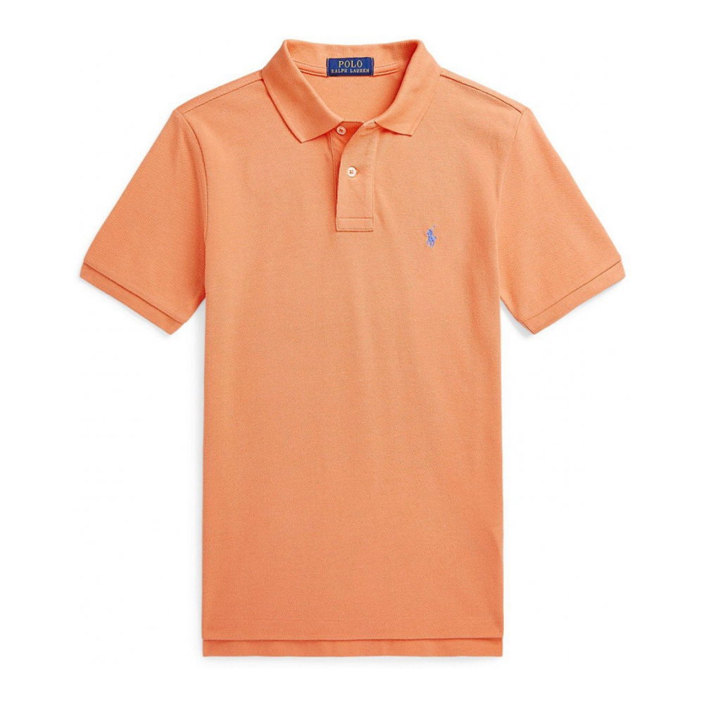 'Classic Fit Cotton Mesh Polo Shirt' pour Grands garçons