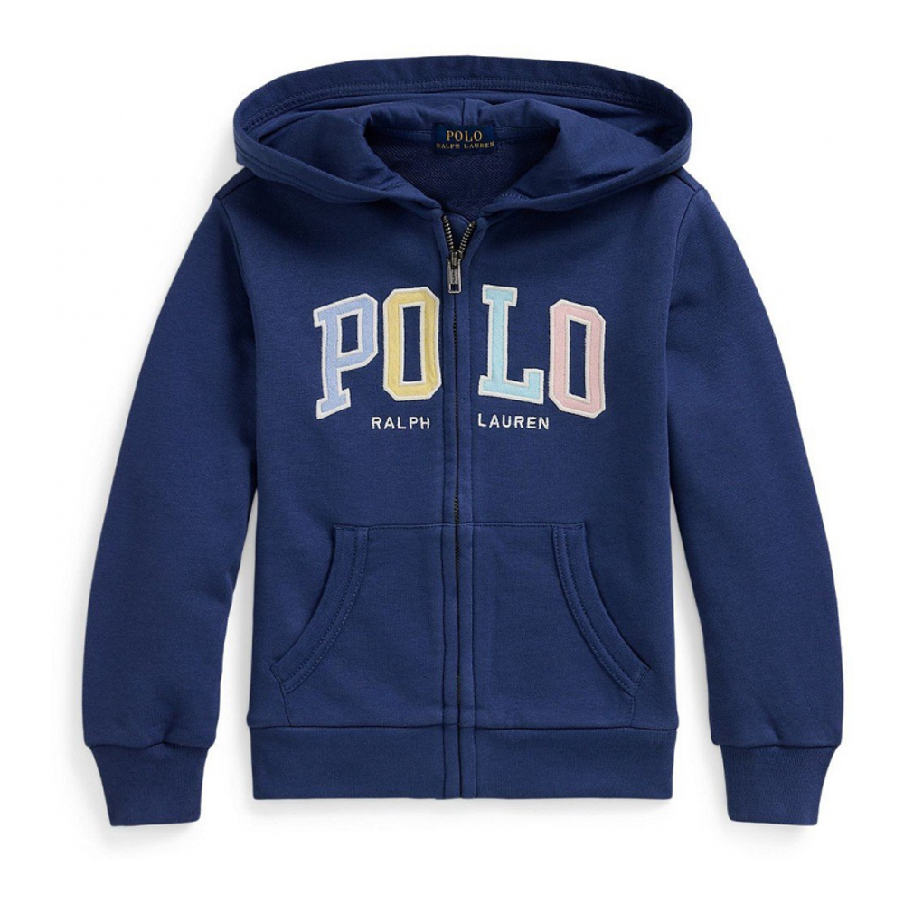 'Logo French Terry Full-Zip Hoodie' für Kleinkind & Kleiner Junge