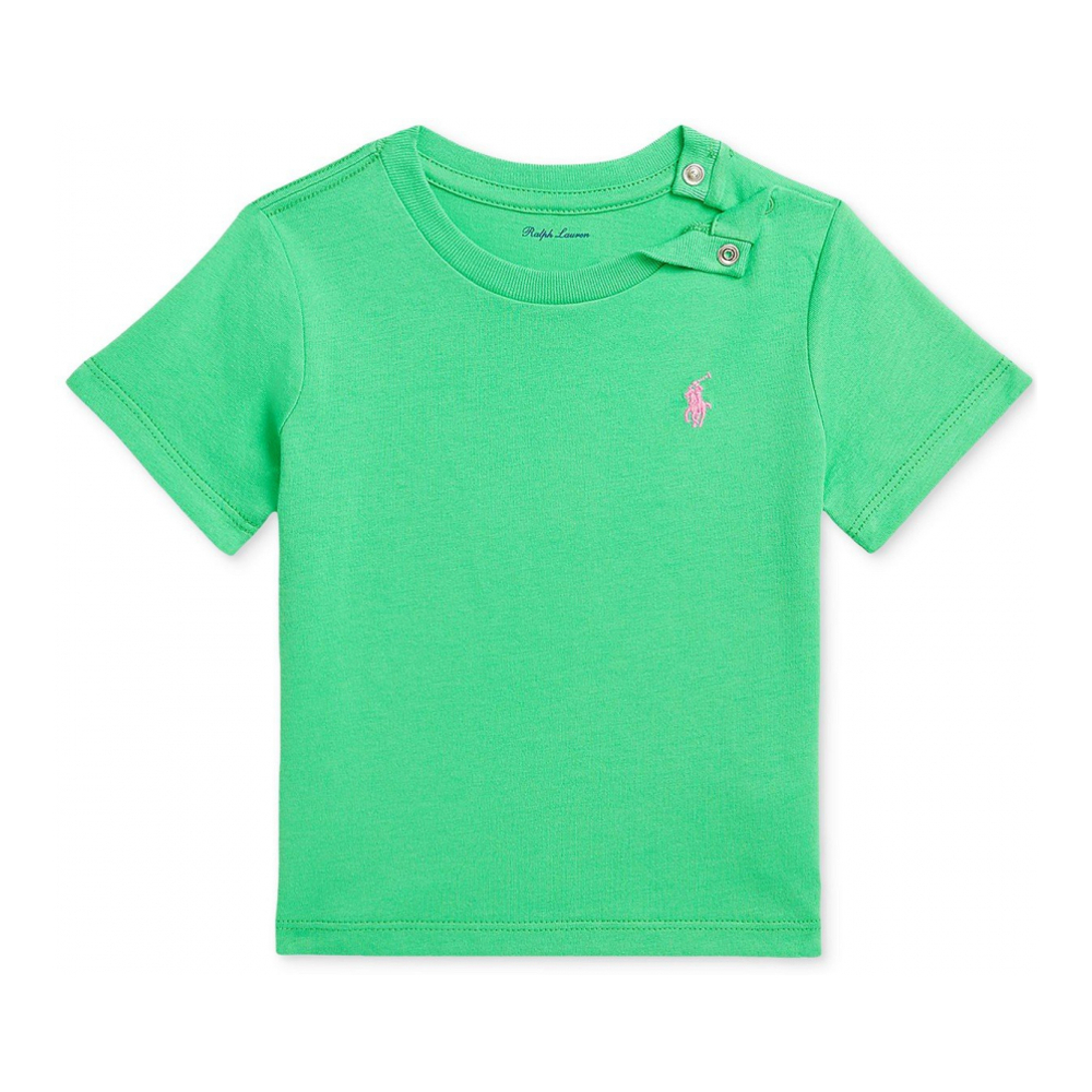 'Cotton Embroidered Pony Tee' pour Bébé