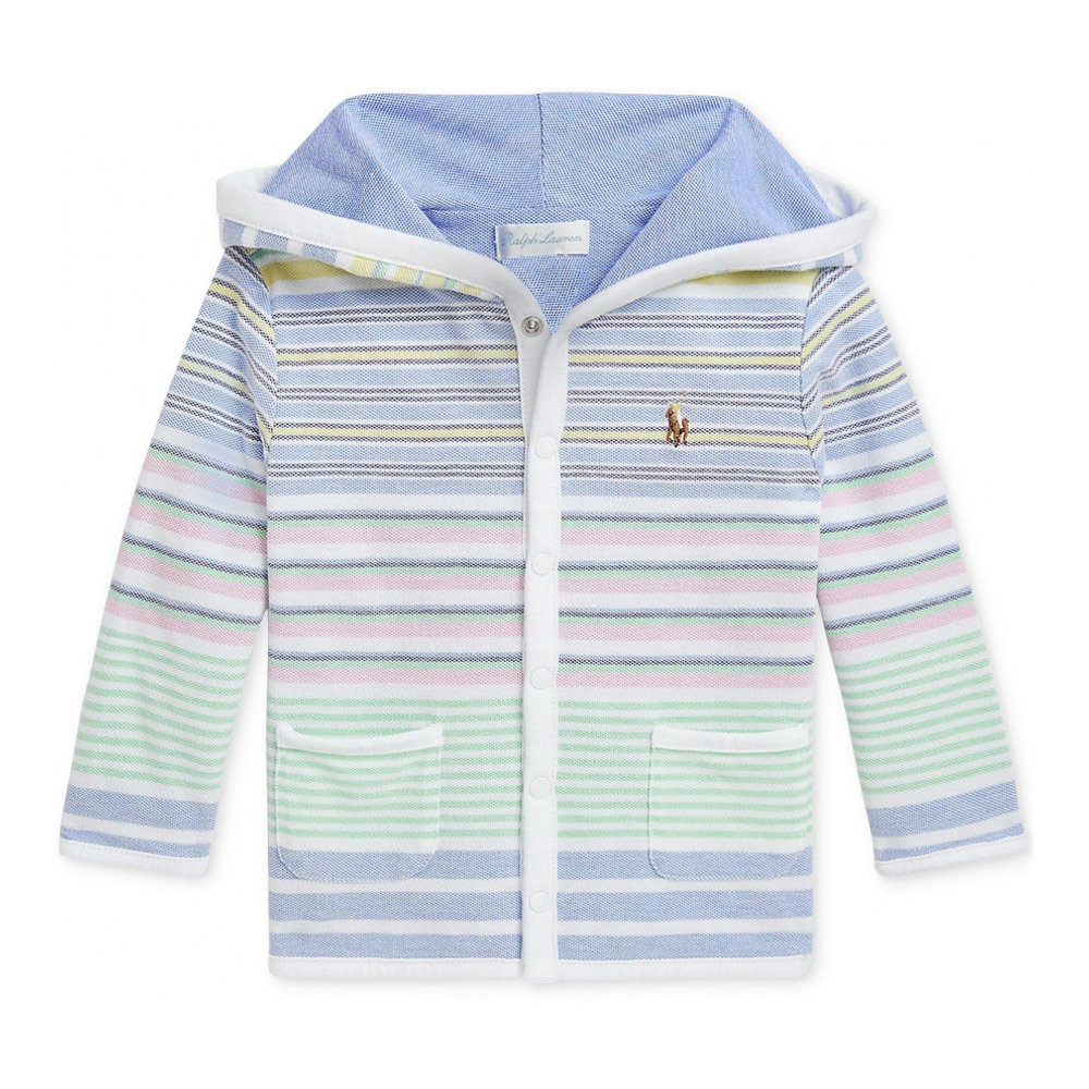 'Striped Hooded Jacket' pour Bébé
