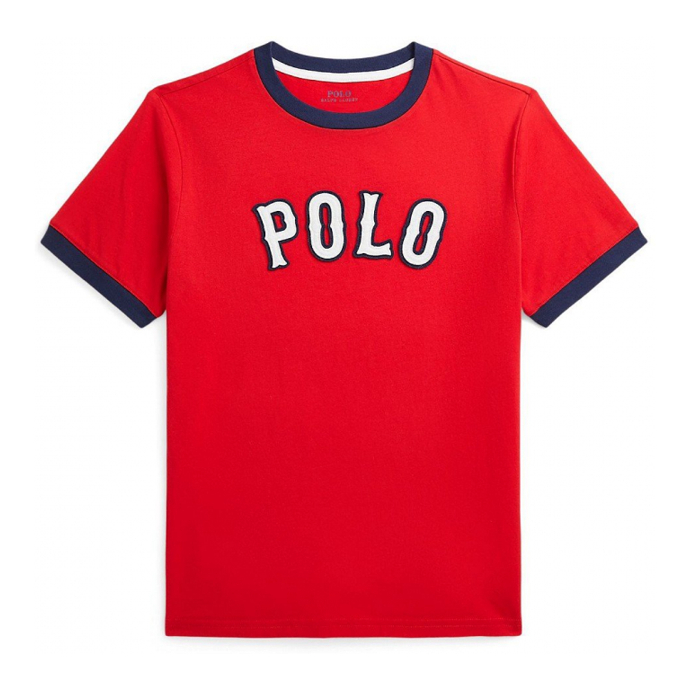 'Baseball-Logo Jersey T-Shirt' für großes Jungen