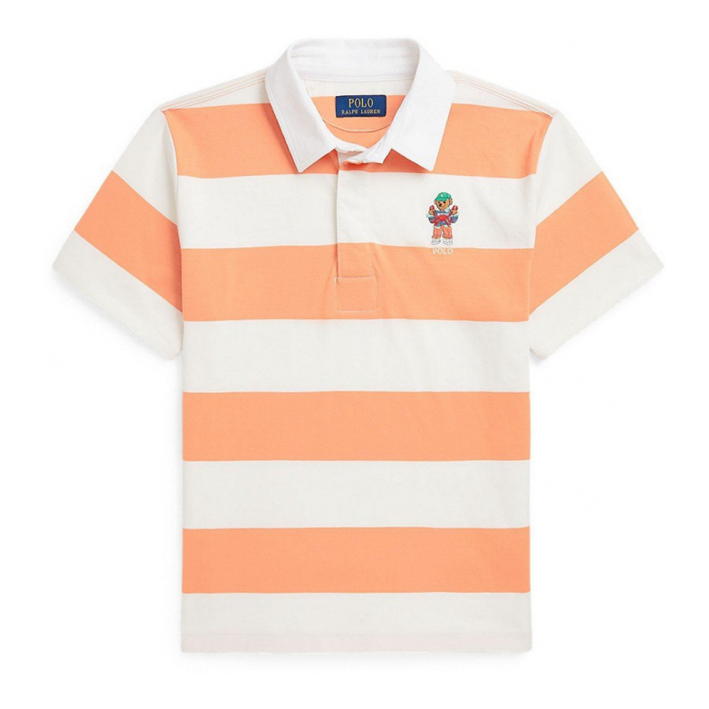 'Polo Bear Short-Sleeve Rugby Shirt' für großes Jungen