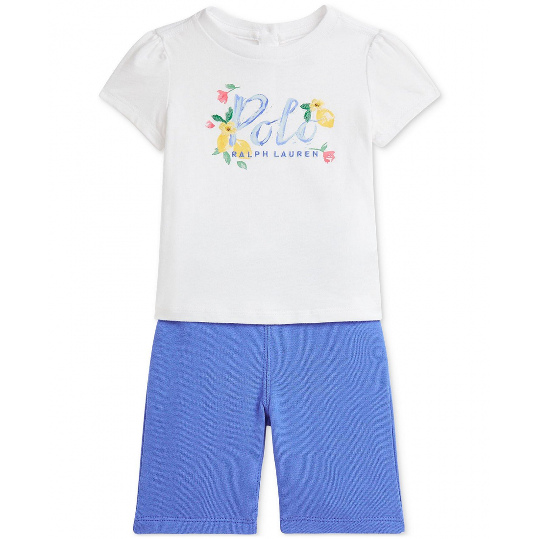 'Floral Logo Tee & Pant Set' pour Bébés garçons