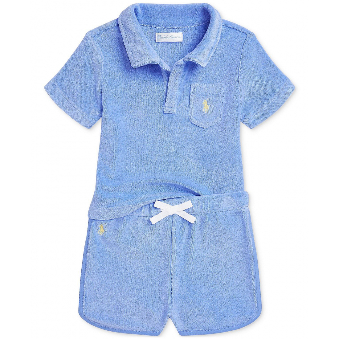 'Terry Polo Shirt & Short Set' pour Bébé