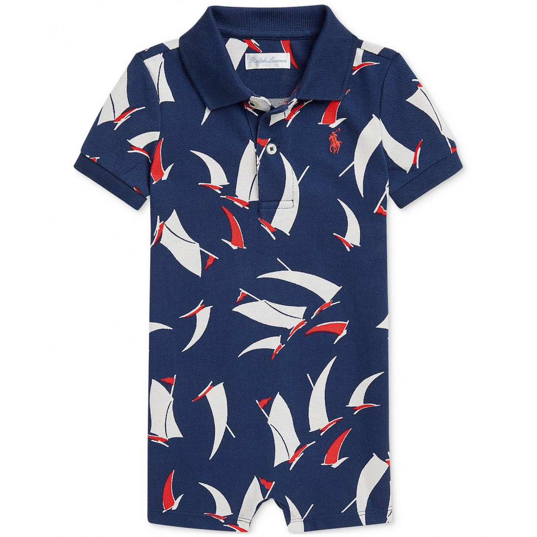 'Sailboat-Print Shortall' pour Bébé