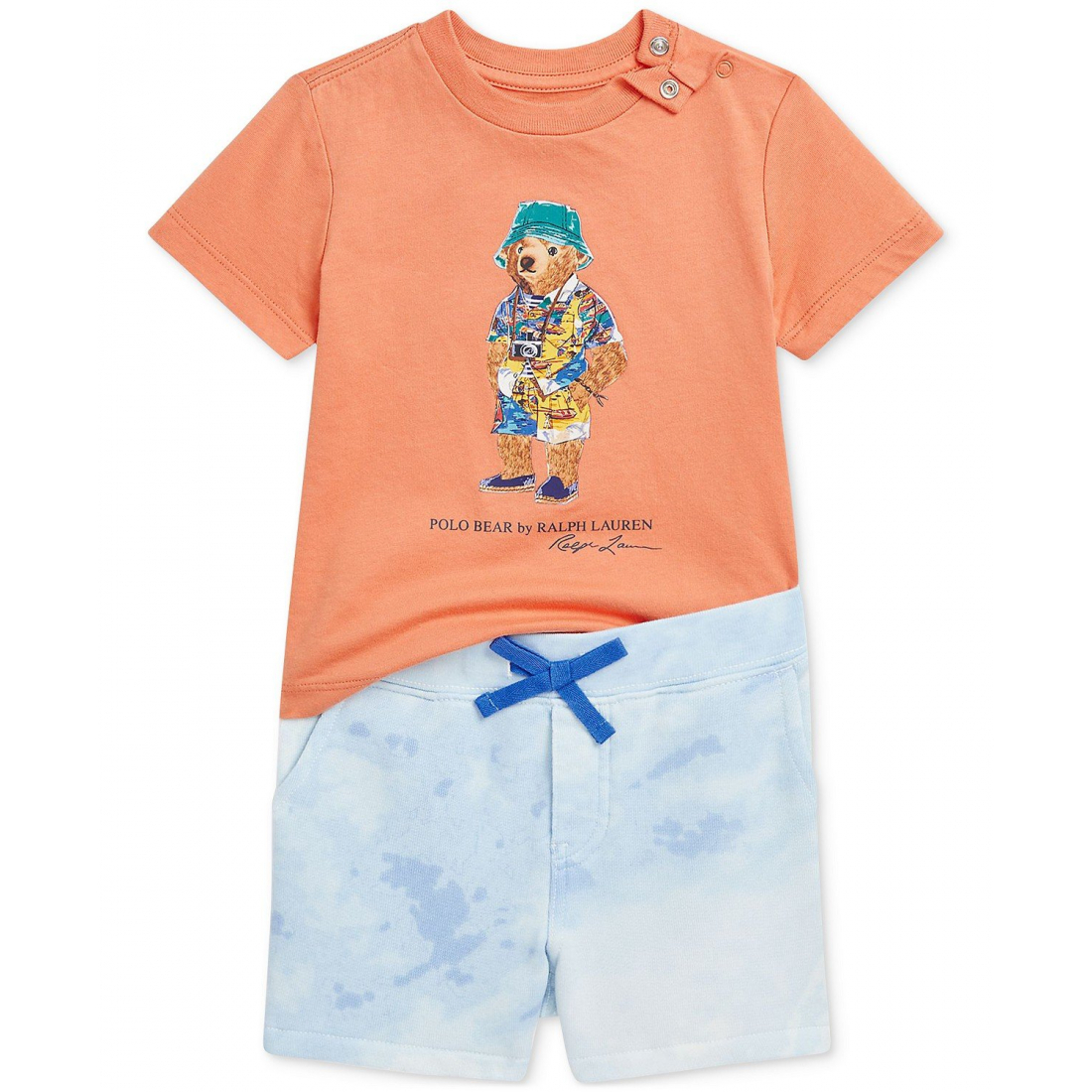 'Polo Bear Tee & French Terry Short Set' pour Bébé