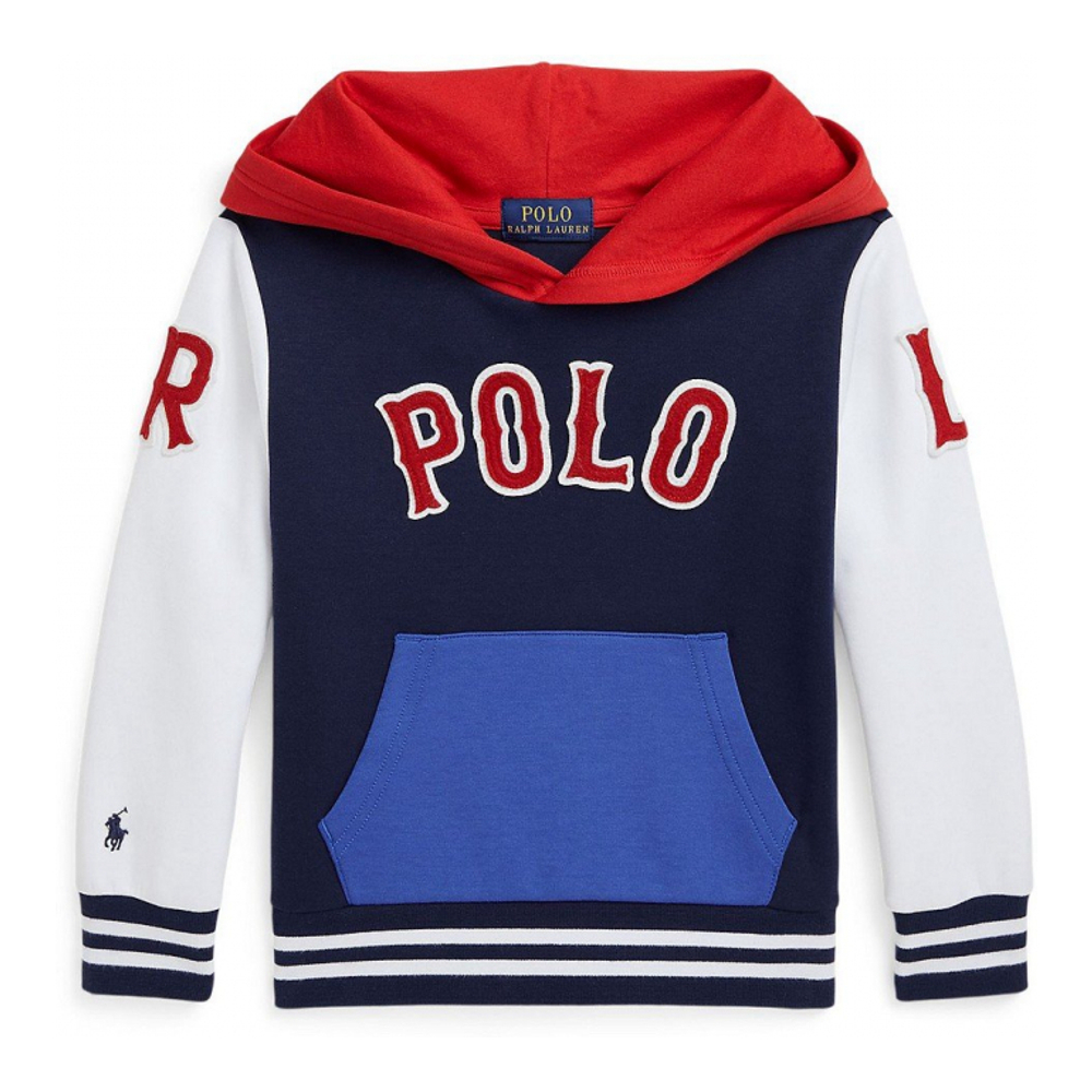 'Baseball Logo Double Knit Hoodie' pour Petits garçons