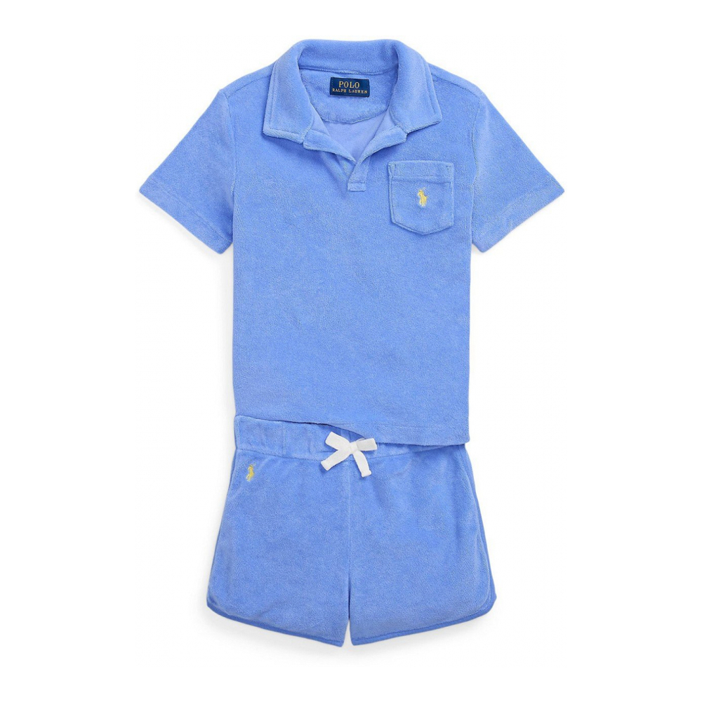 'Terry Polo Shirt and Short Set' pour Enfant et petit garçon