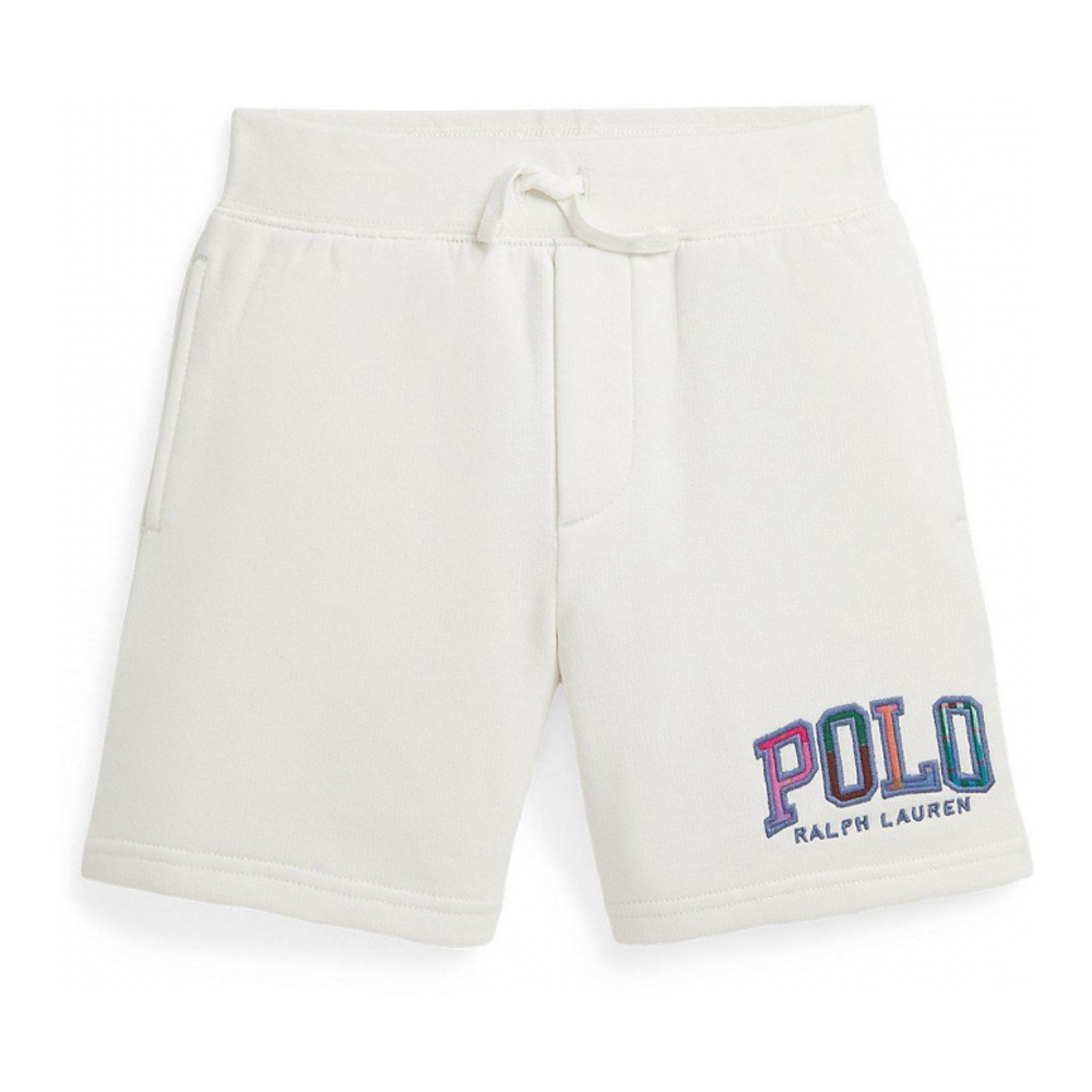 'Madras-Logo Fleece Short' pour Enfant et petit garçon