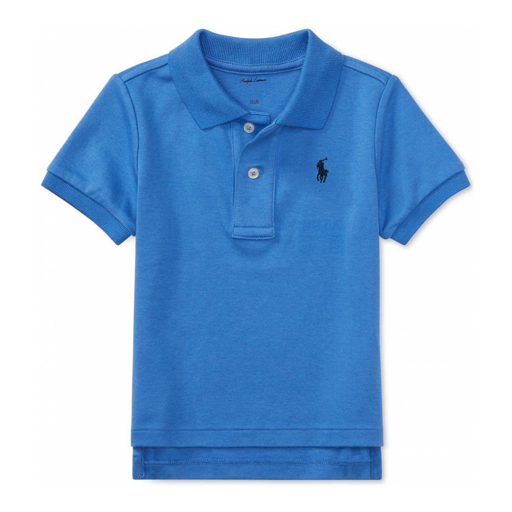 'Cotton Polo Short Sleeved Shirt' pour Bébés garçons