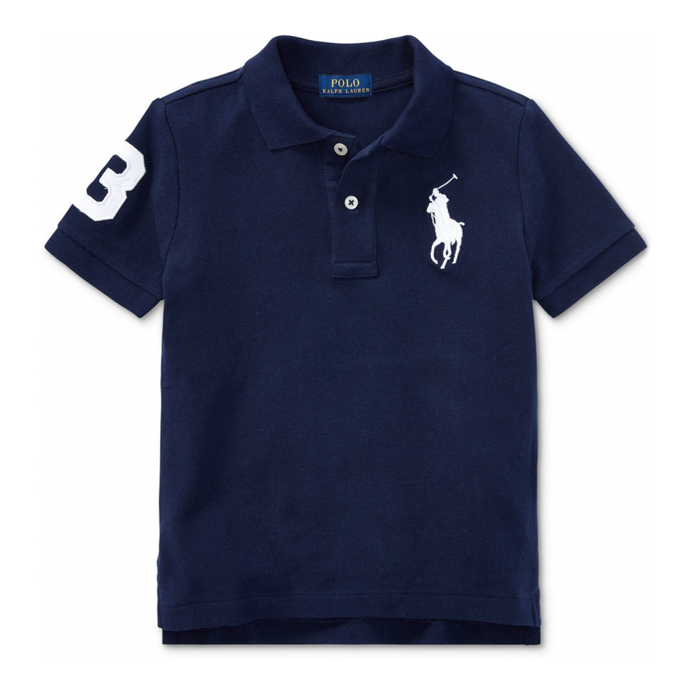 'Big Pony Cotton Mesh Polo' pour Enfant et petit garçon