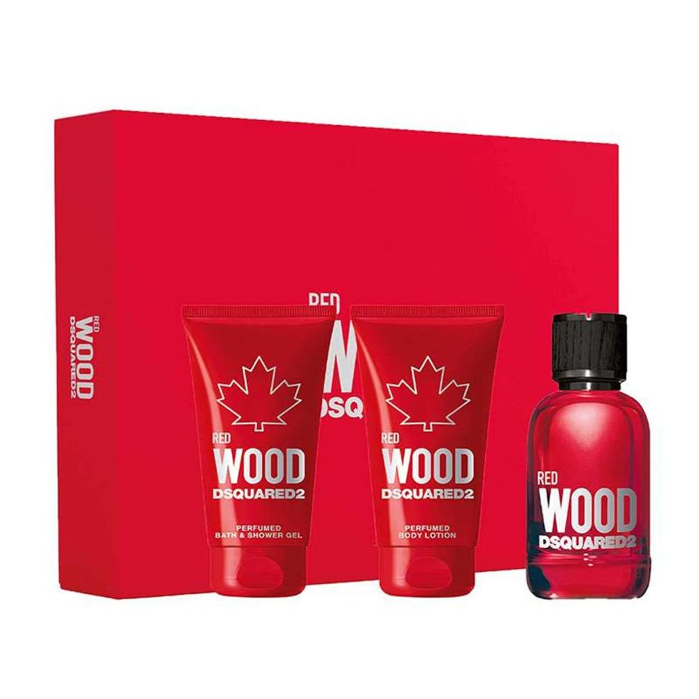 Coffret de parfum 'Red Wood' - 3 Pièces