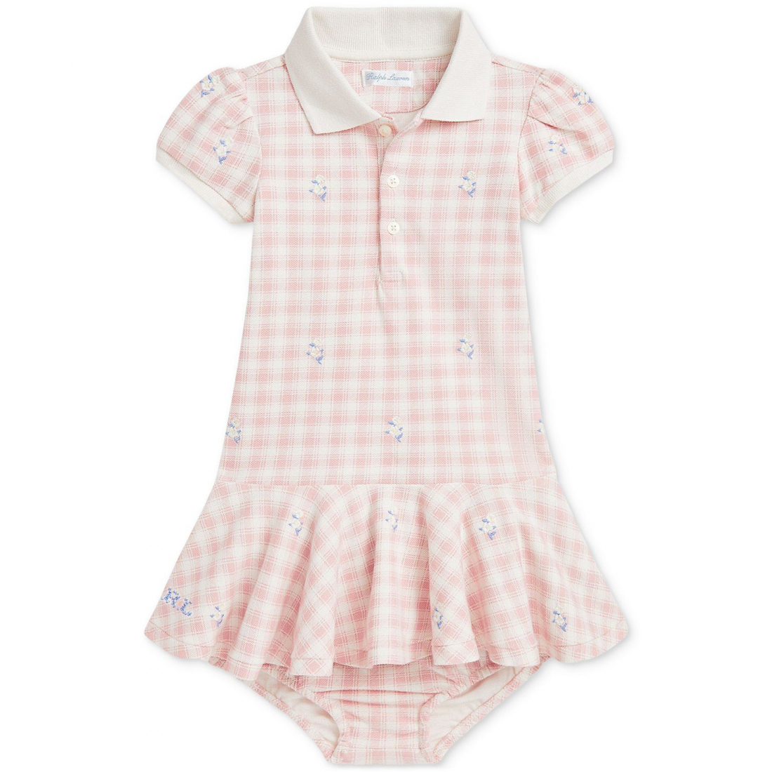 'Plaid Polo Dress' pour Bébés filles