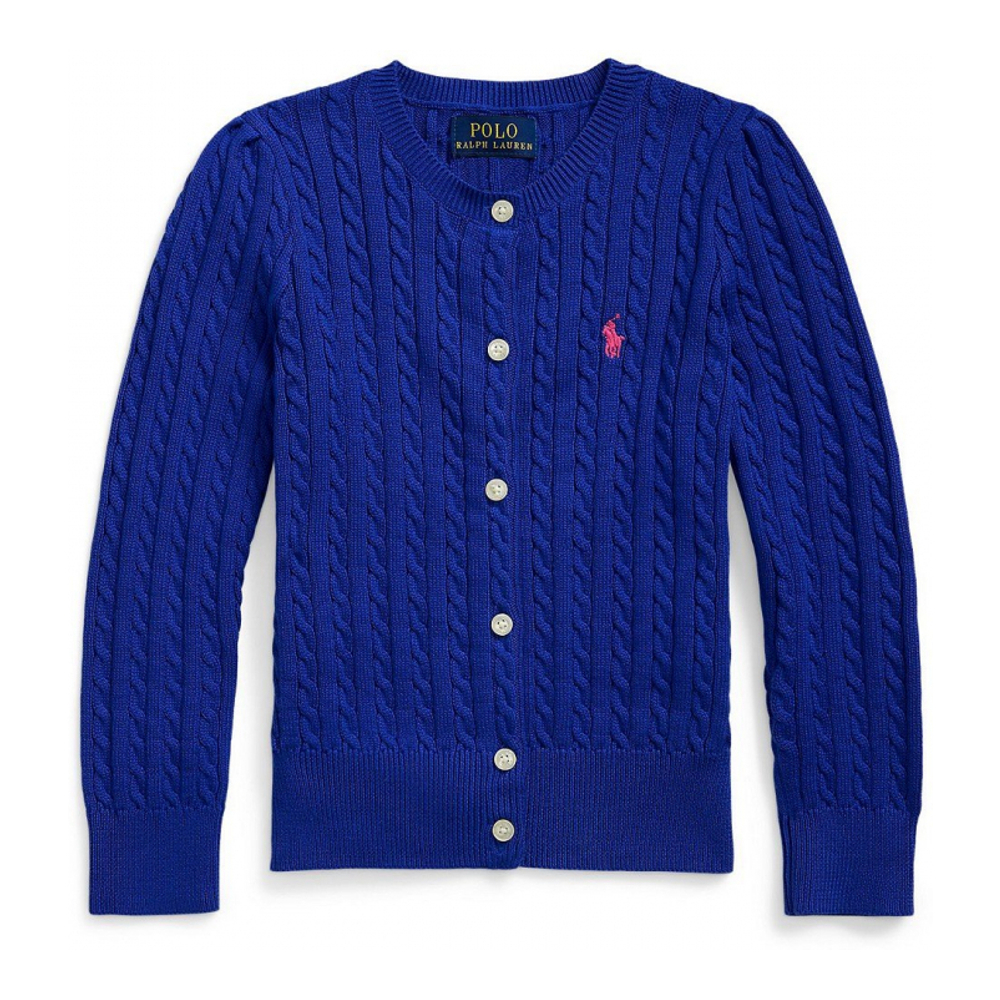 'Mini-Cable Cotton Cardigan' pour Bambins & petites filles