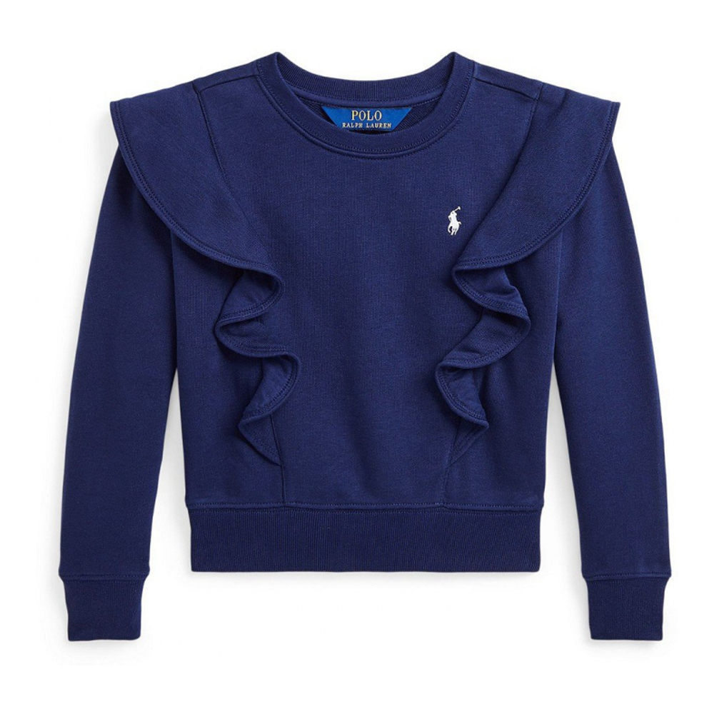 'Ruffled French Terry Sweatshirt' pour Bambins & petites filles