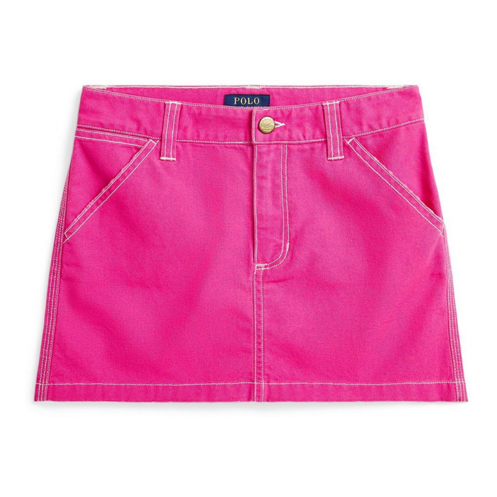 'Cotton Canvas Skirt' pour Grandes filles