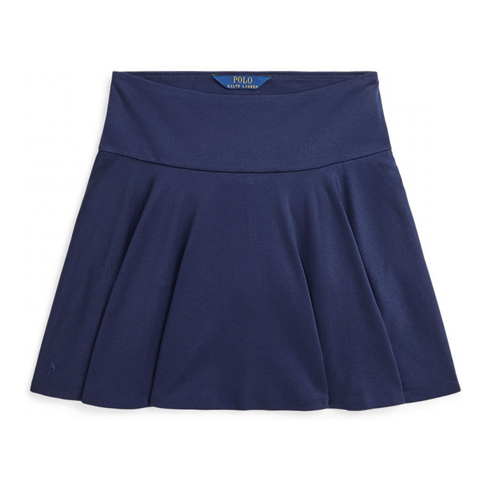 'Flounced Stretch Ponte Skort' pour Grandes filles