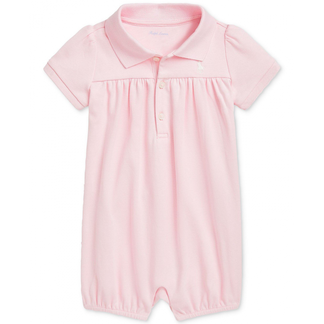 'Cotton Polo Bubble Romper' pour Bébés filles