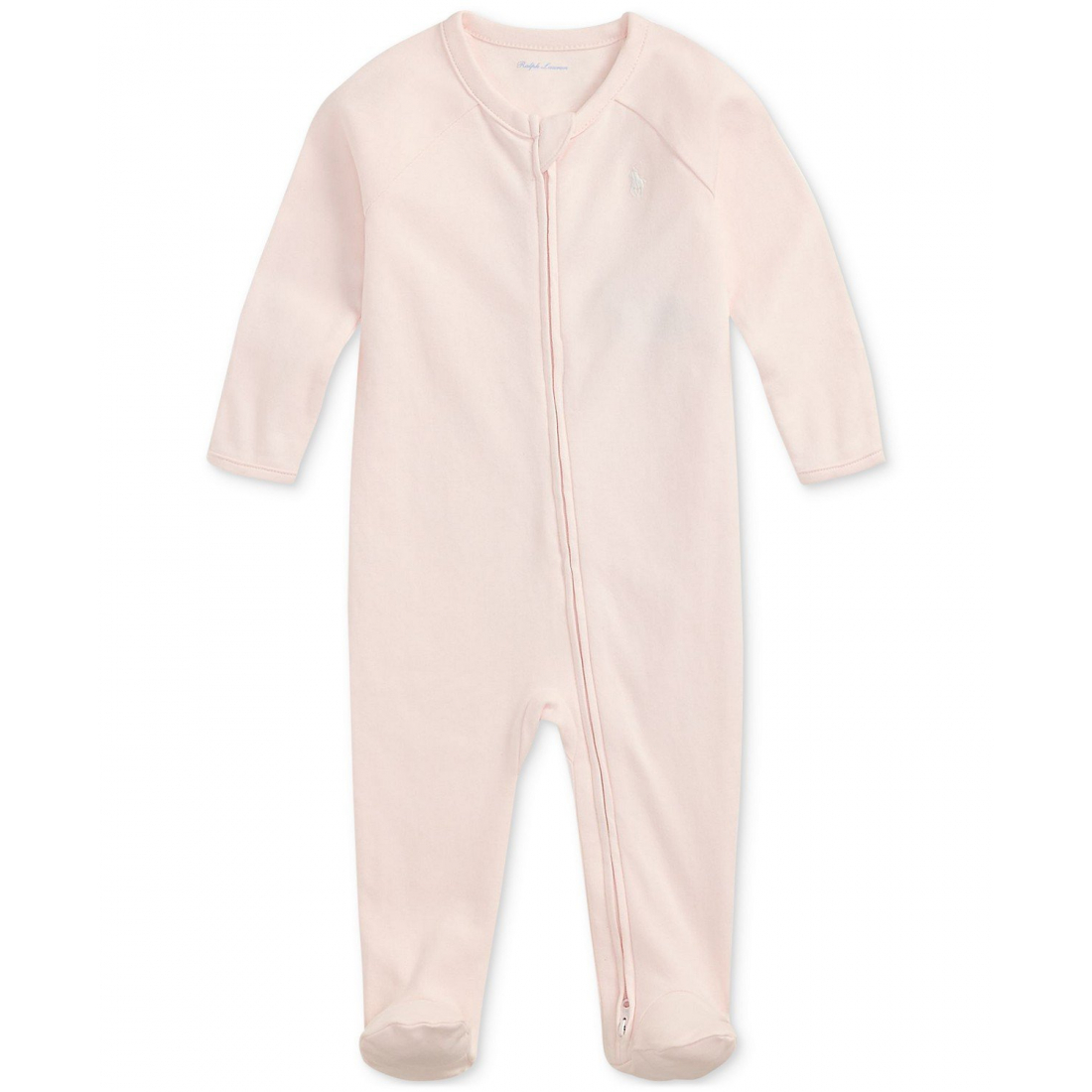 'Cotton Embroidered Pony Coverall' pour Bébés filles