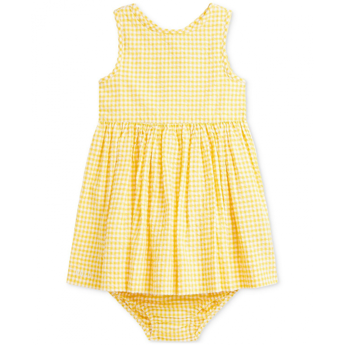 'Cotton Gingham Seersucker Dress' für Baby Mädchen