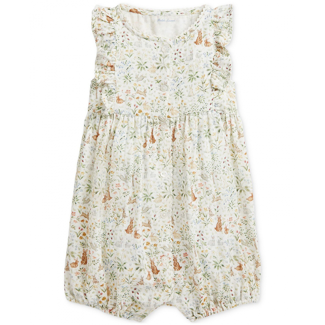 'x Riley Sheehey Cotton Romper' pour Bébés filles