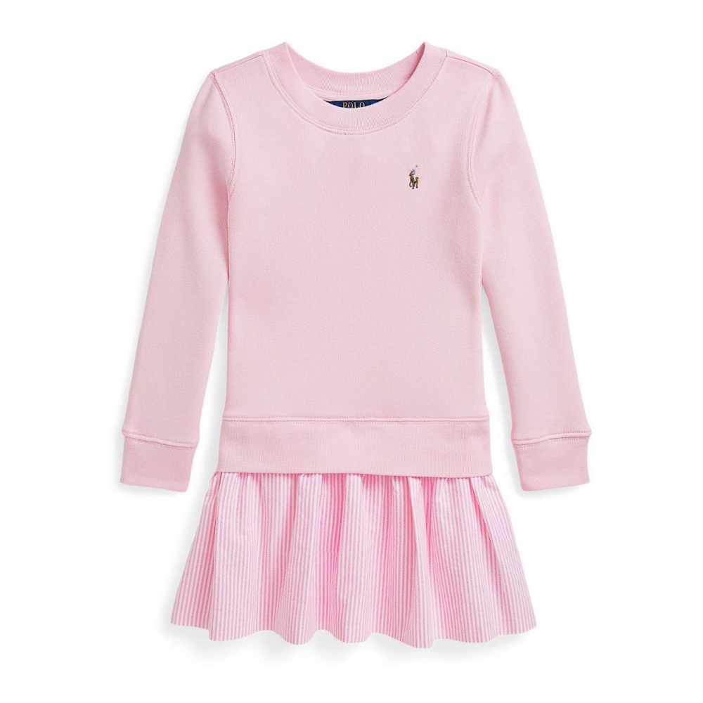 'Striped-Skirt Terry Dress' pour Bambins & petites filles