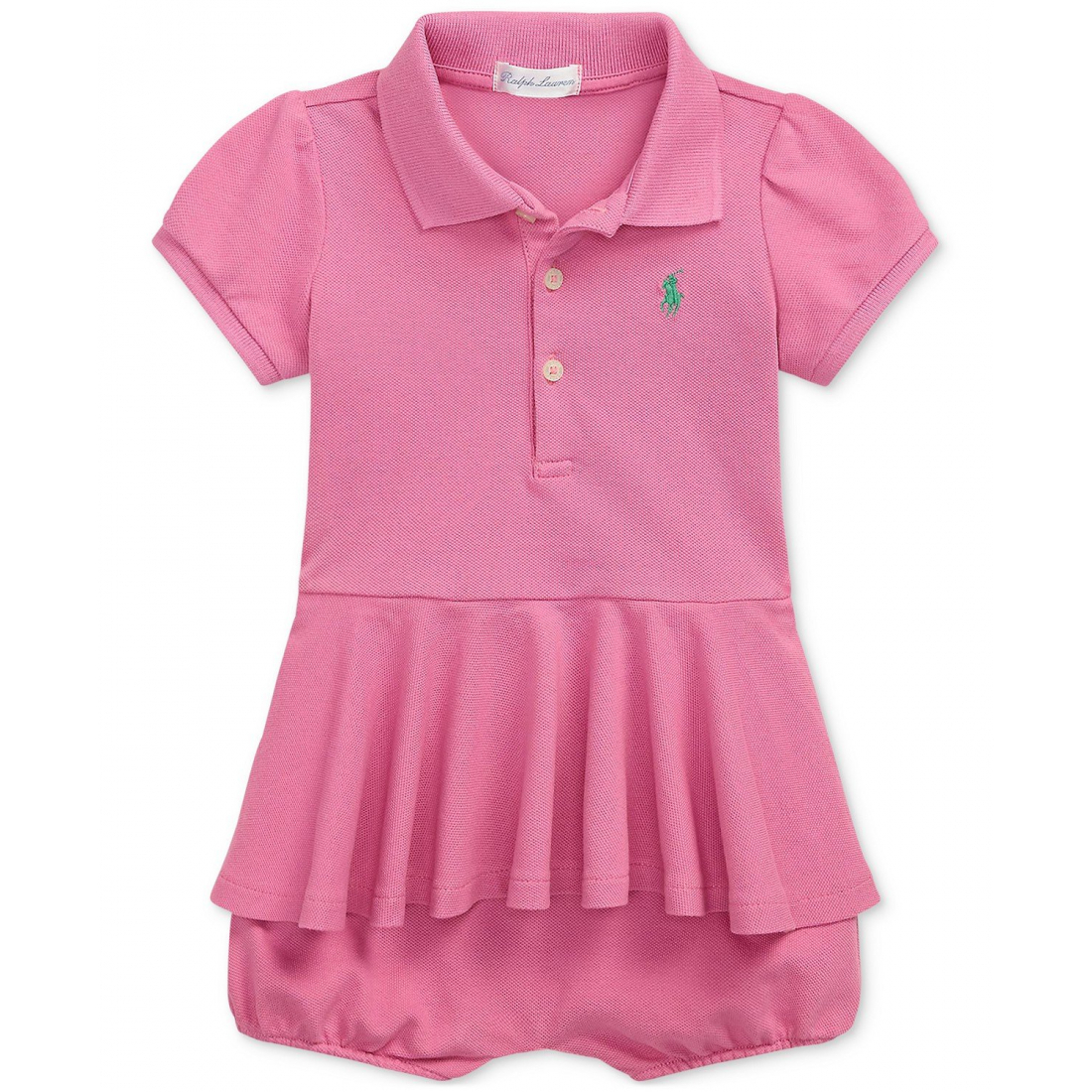 'Puff-Sleeve Peplum Shortall' pour Bébés filles