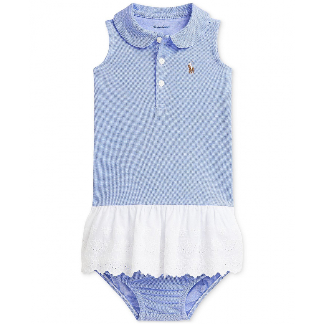 'Eyelet-Embroidered Dress' pour Bébés filles