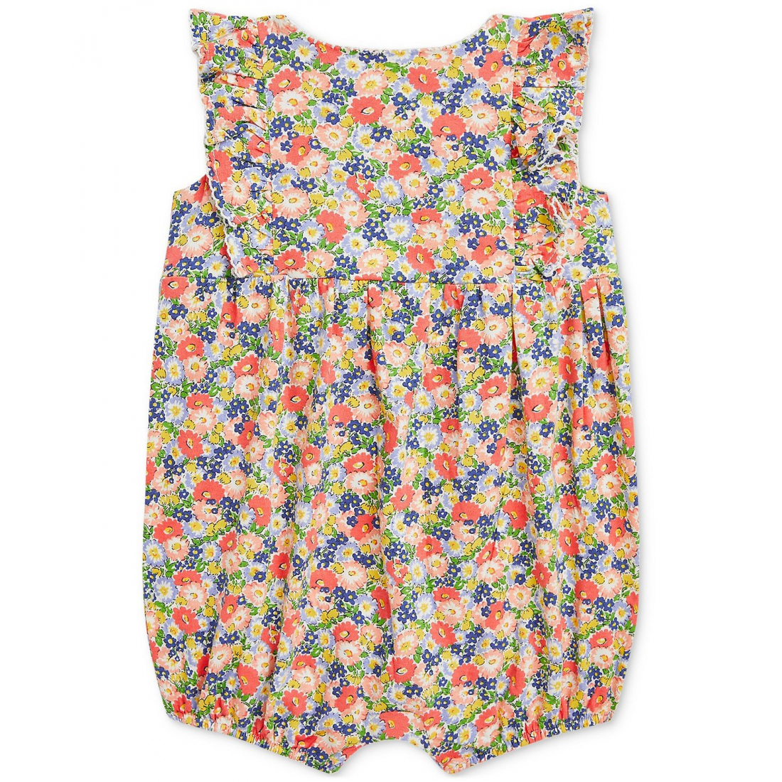 'Ruffled Floral Shortall' für Baby Mädchen
