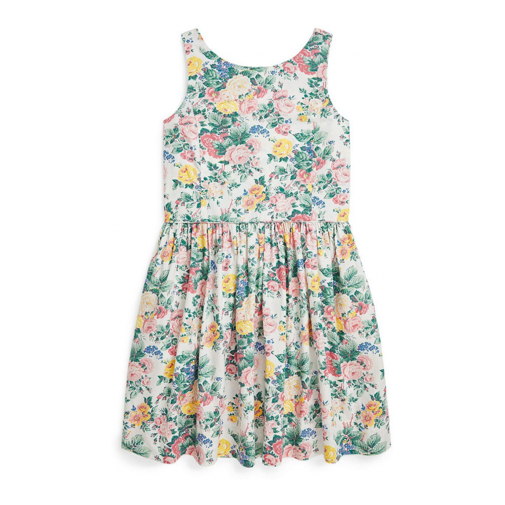'Floral Cotton Dress' für kleinkind & kleine Mädchen