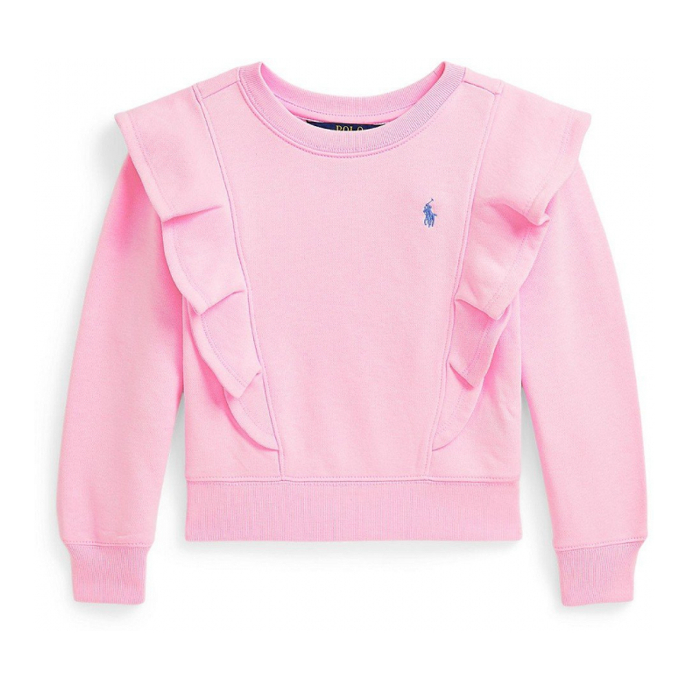 'Ruffled French Terry Sweatshirt' für kleinkind & kleine Mädchen