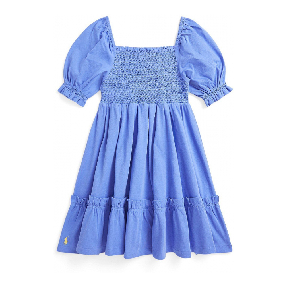 'Smocked Jersey Dress' für kleinkind & kleine Mädchen