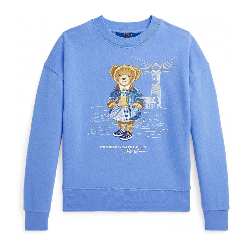 'Polo Bear Terry Sweatshirt' für große Mädchen