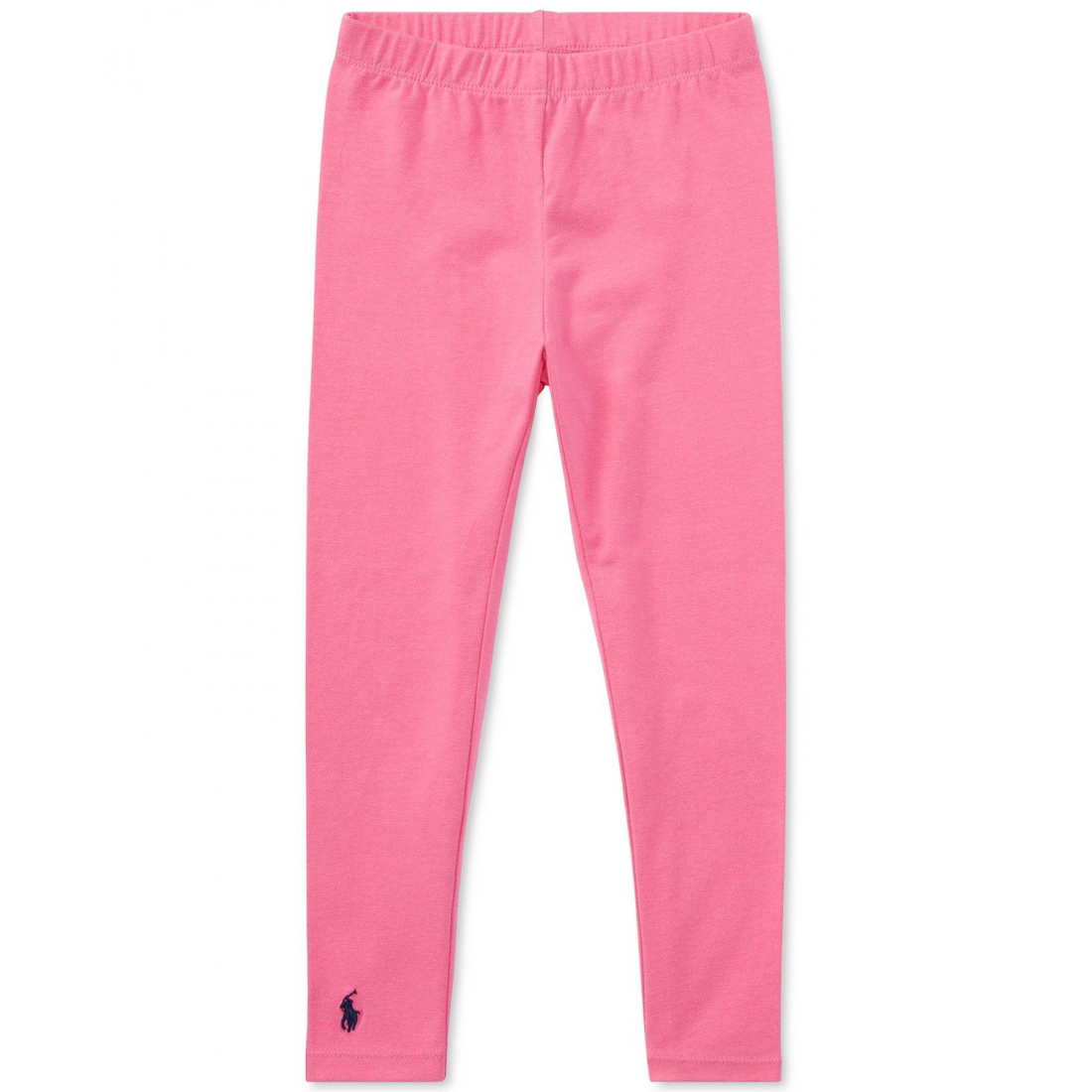 'Stretch Embroidered Pony Stretch Cotton Leggings' pour Filles
