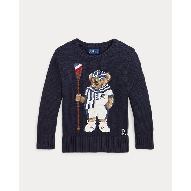 'Polo Bear Cotton Sweater' pour Petits garçons
