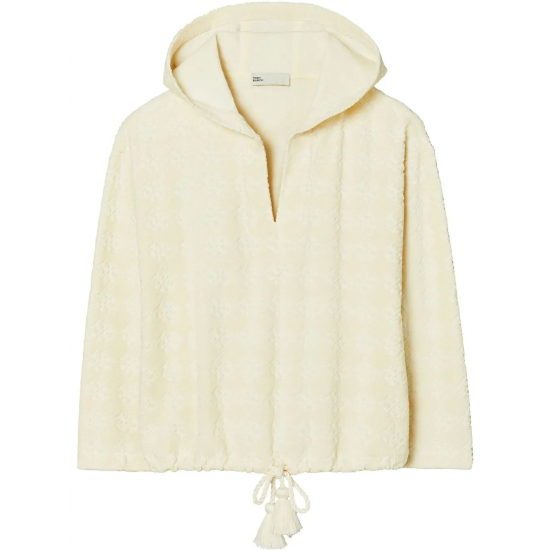 Women's 'Logo-Jacquard Terry' Hoodie