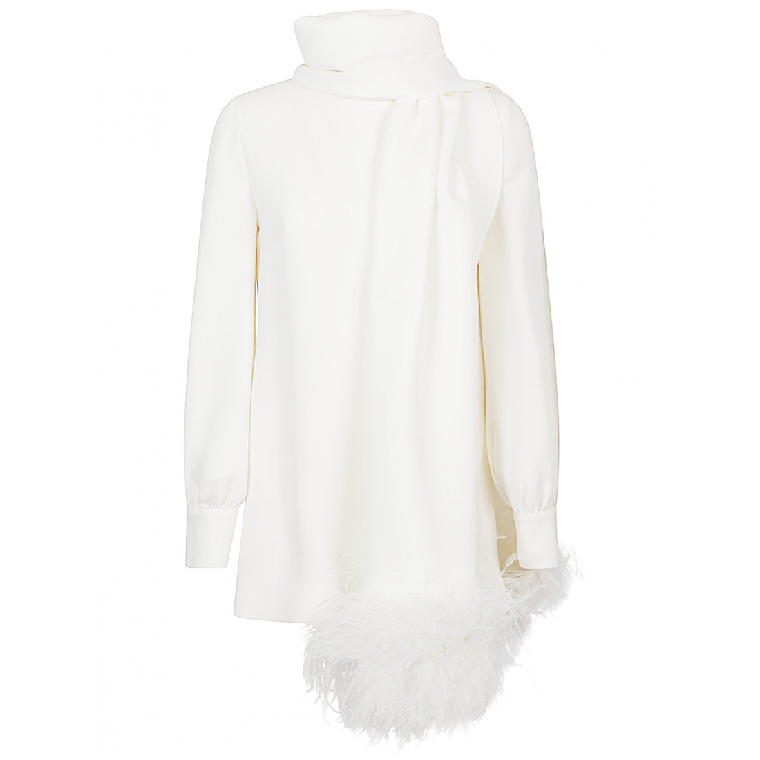 Top à manches longues 'Feather-Trimmed' pour Femmes