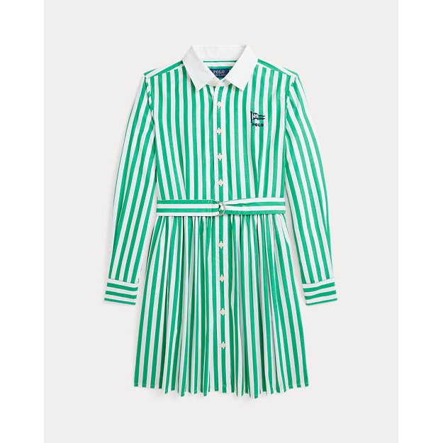 'Nautical-Flag Cotton Poplin Shirtdress' pour Grandes filles