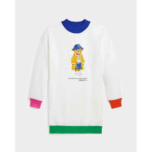 'Polo Bear Fleece Sweatshirt Dress' pour Grandes filles