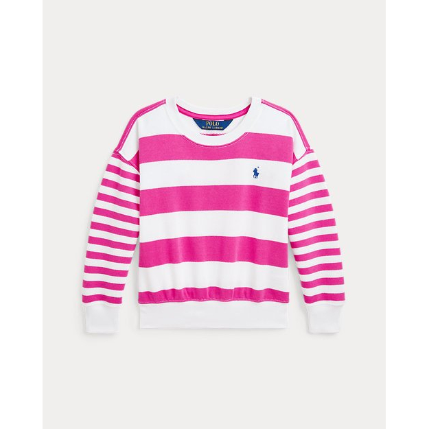 'Striped French Terry Sweatshirt' pour Bambins & petites filles