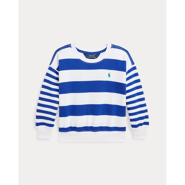 'Striped French Terry Sweatshirt' pour Bambins & petites filles