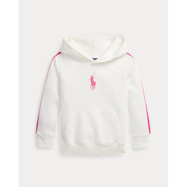 'Striped Big Pony French Terry Hoodie' pour Bambins & petites filles