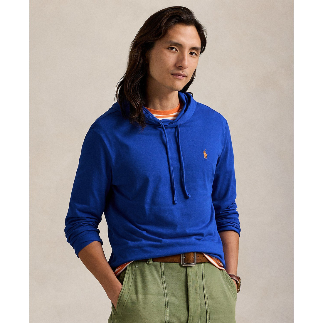'Jersey Hooded T-Shirt' pour Hommes