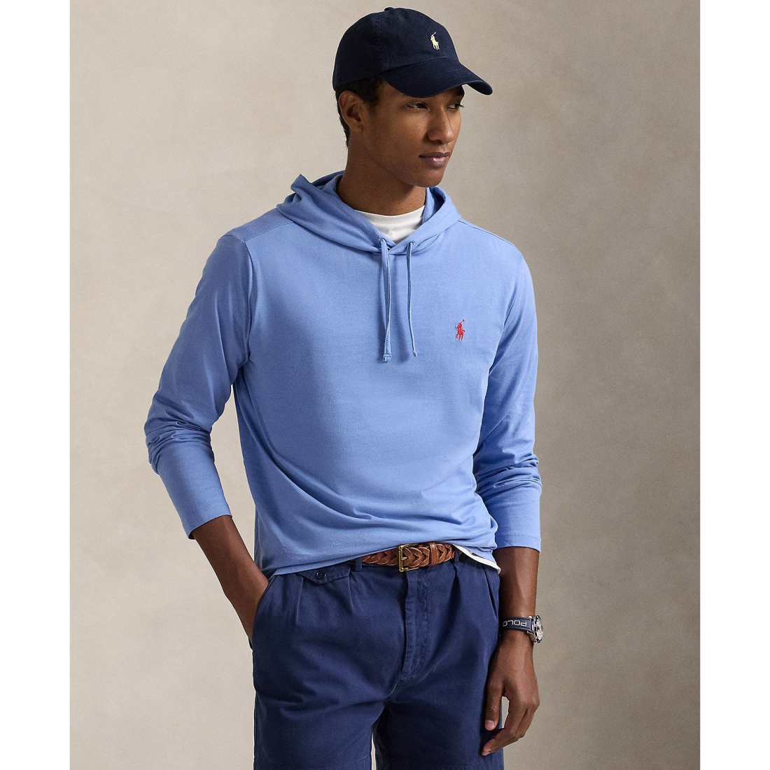 'Jersey Hooded T-Shirt' pour Hommes