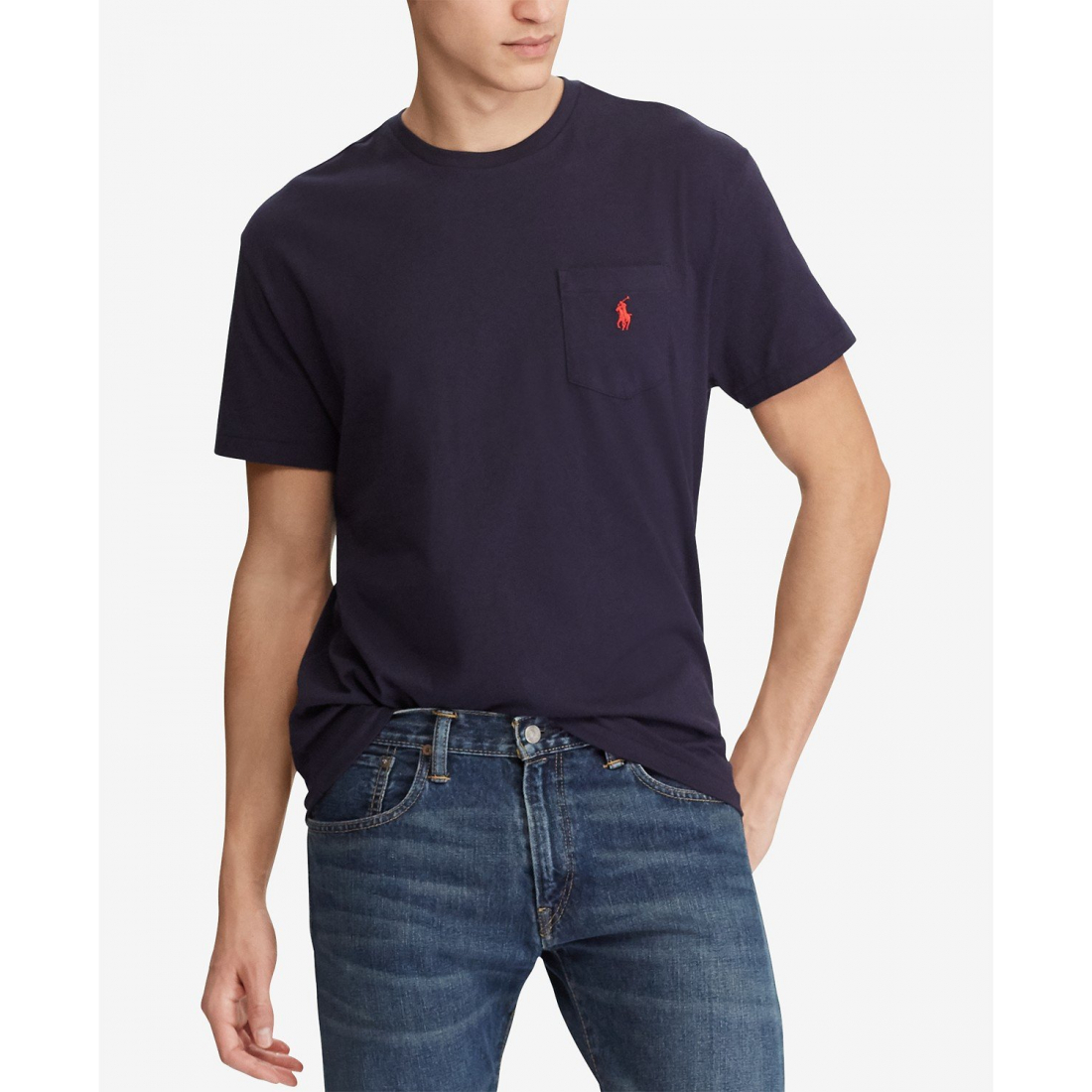 'Classic Fit Crew Neck Pocket T-Shirt' pour Hommes
