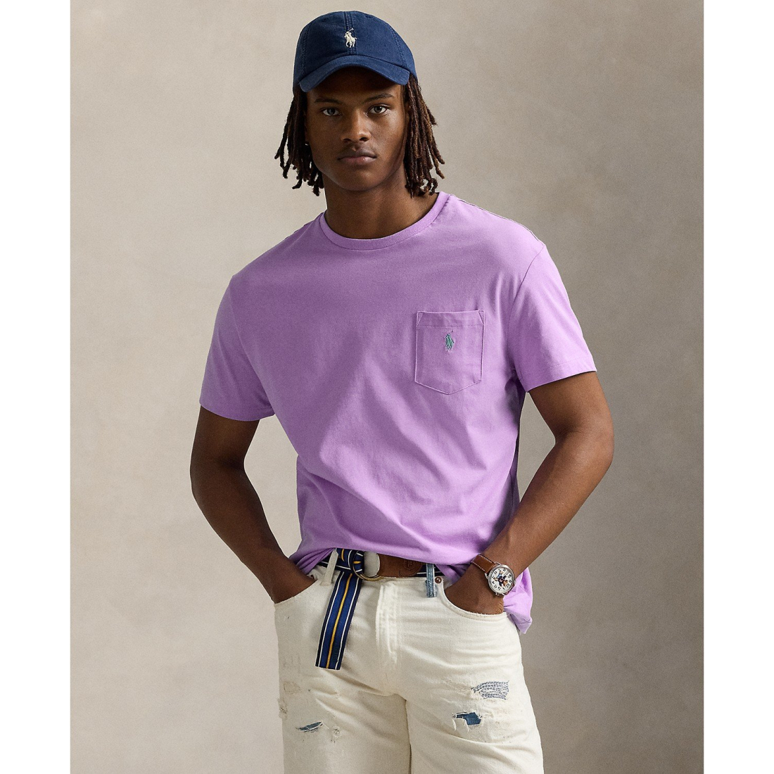 'Classic Fit Crew Neck Pocket T-Shirt' pour Hommes