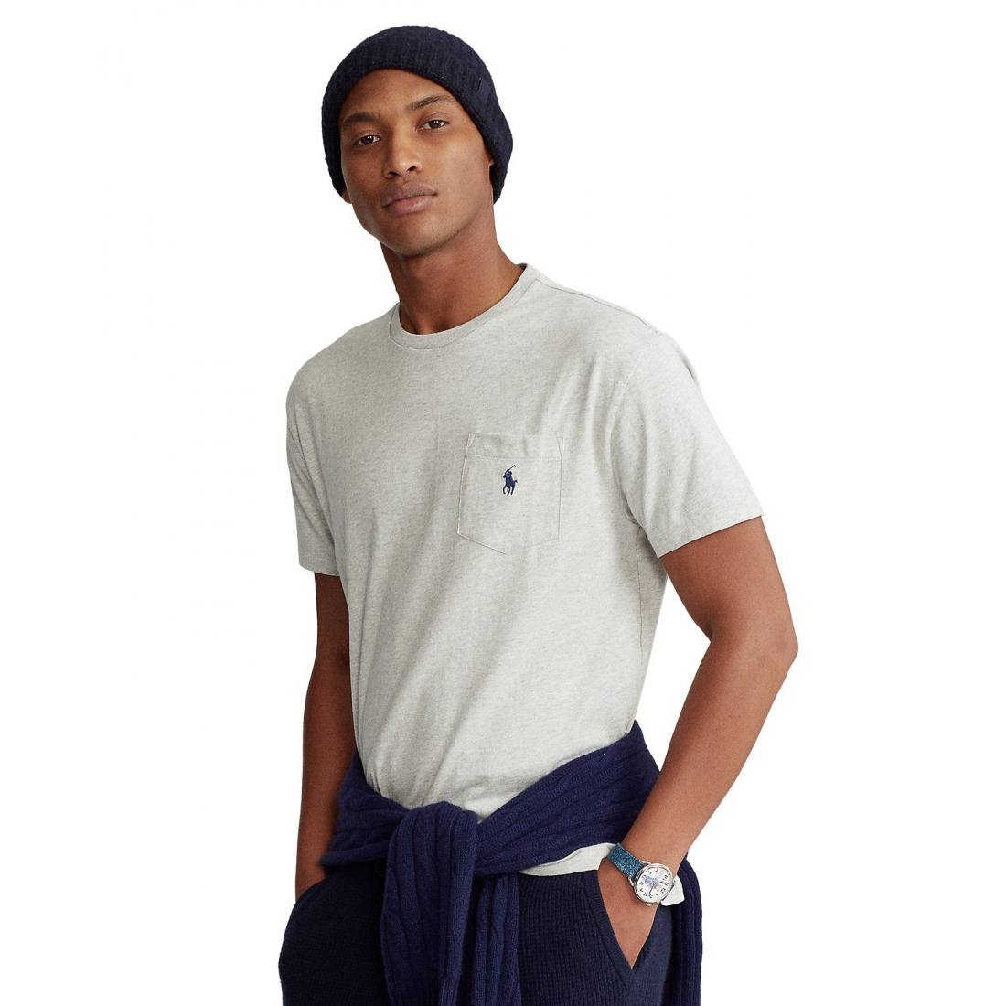 'Classic Fit Crew Neck Pocket T-Shirt' pour Hommes
