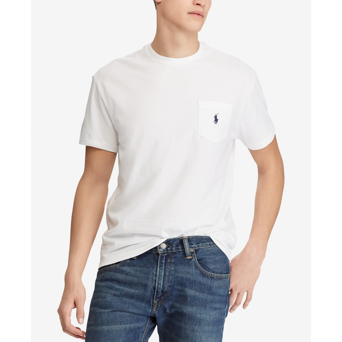 'Classic Fit Crew Neck Pocket T-Shirt' pour Hommes